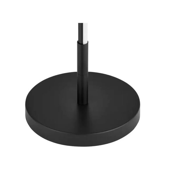 Hampton Bay Calero 50 In. Black Straight Arc Floor Lamp LED Accent lighting - Picture 6 of 7